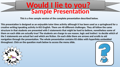 sample-would-i-lie-to-you-teaching-resources