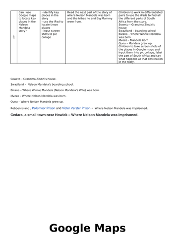 QR code - Locate Nelson Mandela Story using google maps.