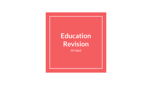 AQA A Level Sociology Education Revision PPT
