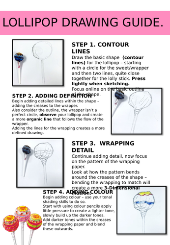 Sarah Graham Lollipop Observational drawing