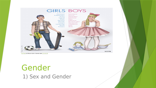 AQA A Level Paper 3 –  Gender - Sex and Gender- Power Point