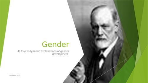 AQA A Level Paper 3 –  Gender - psychodynamic explanations - Power Point