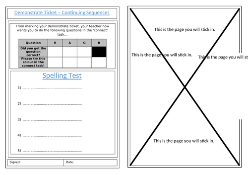 WRM - Year 7 - Continuing Sequences - Exit Ticket