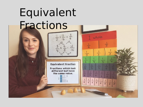 Equivalent Fractions PowerPoint and resources