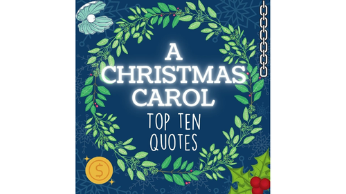 A Christmas Carol Top Ten Quotes Instagram Post