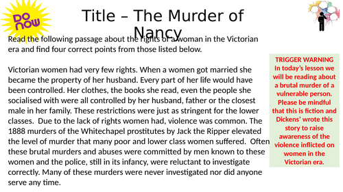 The Murder of Nancy