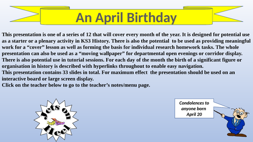 An April Birthday
