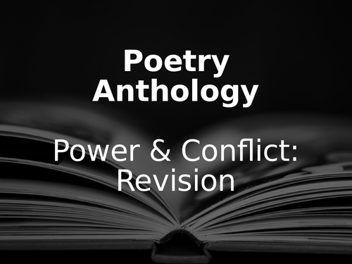 GCSE Poetry Anthology Revision: Recalling Poems and Key Quotes Practice. Power & Conflict