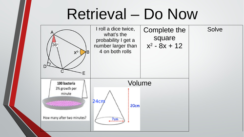 Edexcel GCSE Higher Unit 17 - More Algebra