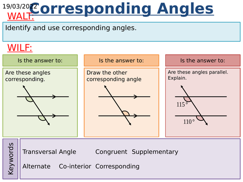 KS3 Maths: Parallel Angles (2022 Update)