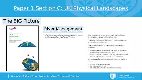 AQA Rivers - Flood Management Case Study Banbury