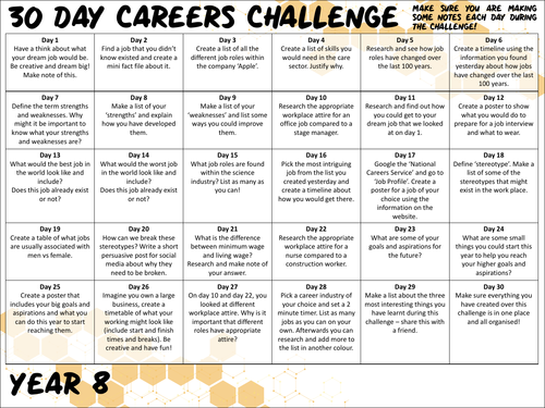 30 Day Career Challenge