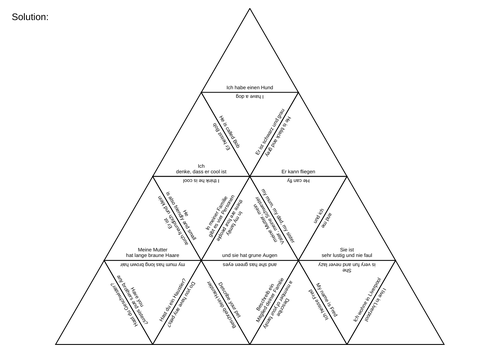 year 7 stimmt 1 kapitel 2 Tarsia revision