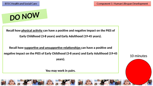 *BTEC TECH 2022 SPEC* HEALTH AND SOCIAL CARE COMPONENT 1 RESOURCES