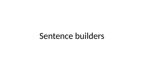 Sentence builder - Dynamo 2 - Sport