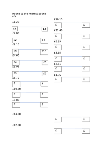 Rounding to the pound