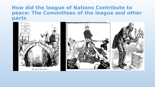 How  the League  of Nations made peace- Kellogg  Braid  Pact, Lytton Commission