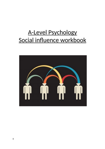 AQA social influence workbook (Psychology)