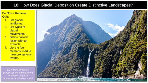 Glacier Deposition | Teaching Resources