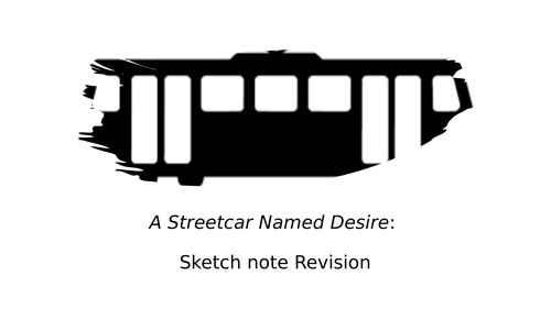 Sketch note Revision A Streetcar Named Desire