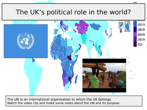 GCSE Geography UK's  involvement in the Ukraine