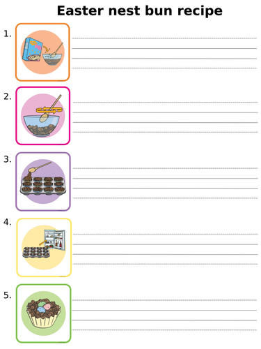 EYFS Easter Writing activity resources