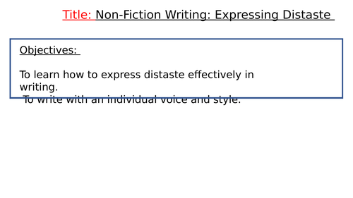 Interview Lesson - Room 101 Speeches and Expressing Disgust