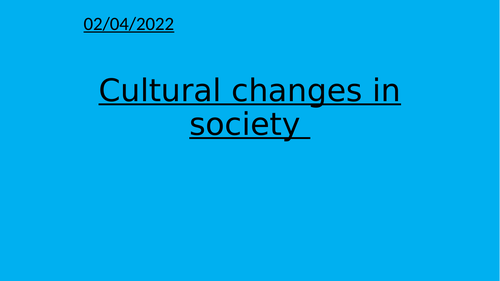 Cultural Changes in Weimar Germany- Edexcel Weimar and Nazi Germany GCSE