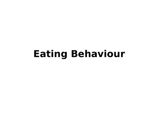 Eating Behaviour Knowledge Consolidator