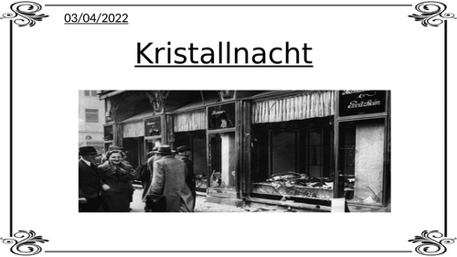 Kristallnacht- Edexcel Weimar and Nazi Germany GCSE