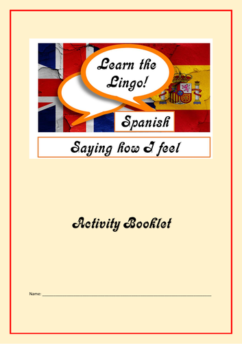 Activity booklet -Spanish greetings and introductions