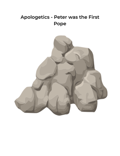 Peter was the First Pope