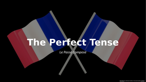 The Past Perfect Tense French