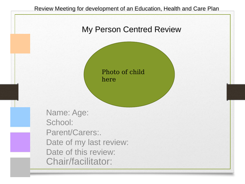 Annual Review template EHCP