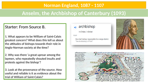 Anselm the Archbishop of Canterbury