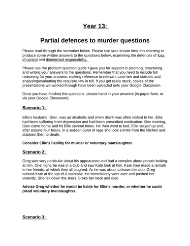 AQA Homicide Revision Pack