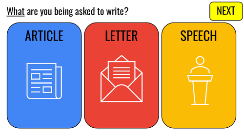 Transactional Writing Masterclass (GCSE Grades 3-6)