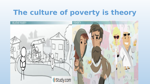 Culture of  Poverty...Relative and Absolute Poverty explained