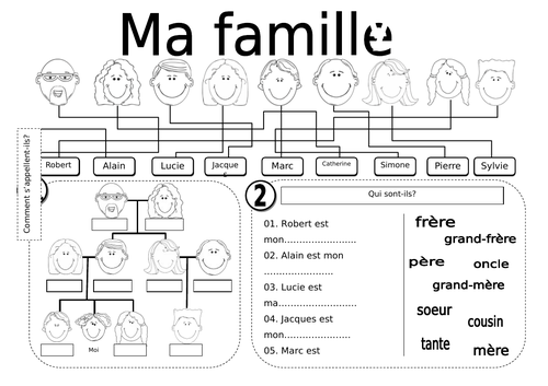 Ma famille / My family / Family members
