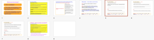 THE BFG PLANNING -Prediction from front cover