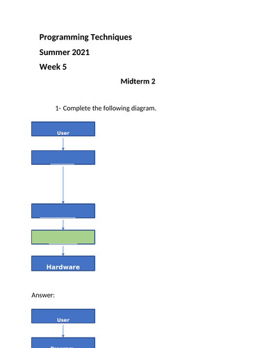 Advanced Programming Techniques Midterm