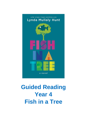 Fish in a Tree Guided Reading Comprehension Pack
