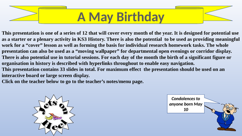 A May Birthday