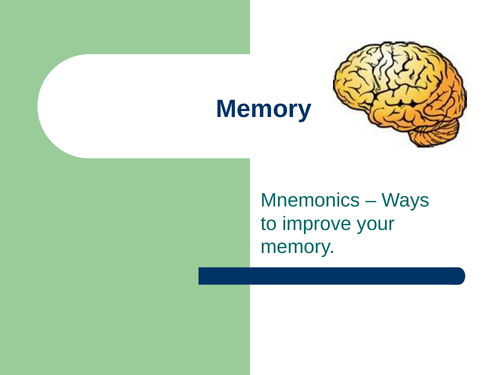 Memory tricks - mnemonics