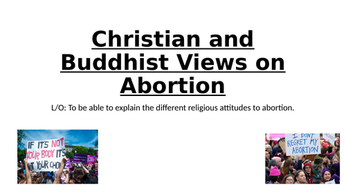 AQA Religion and Life (Christianity and Buddhism)