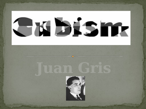 Juan Gris - Cubism Still Life - Term SOW