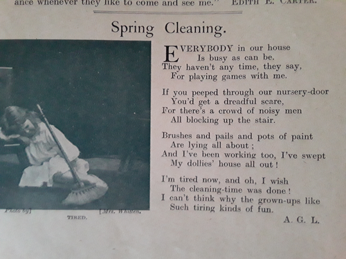 Spring Cleaning Poem by A.G.L Teaching Resources