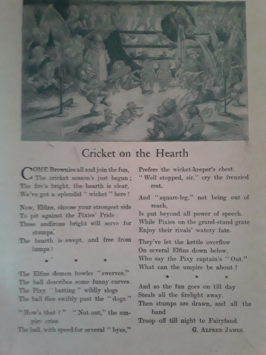 Cricket on the Hearth-Poem by G. Alfred James