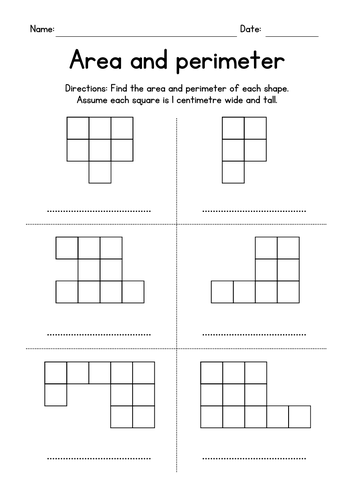 Counting Squares and Edges - Area and Perimeter
