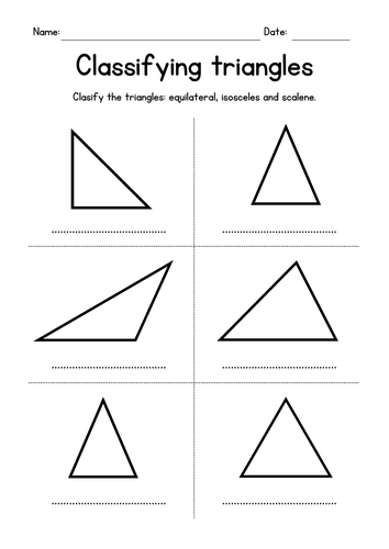 Construction of Triangles - Construct Equilateral, Right, Isosceles Triangle